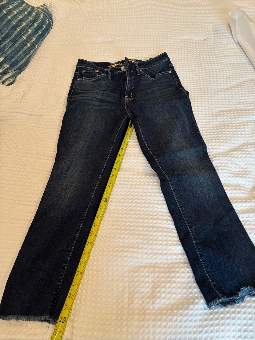 Seven7 Dark Blue Flare Jeans